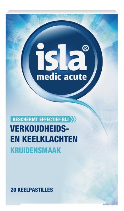 Isla Medic acute keelpastilles (20 Pastilles)