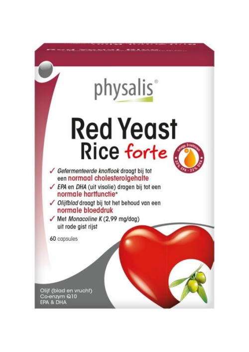Physalis Rode gist rijst (60 Capsules)
