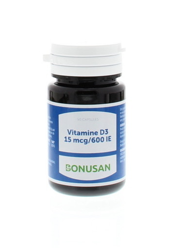 Bonusan Vitamine D3 15 mcg (90 Softgels)