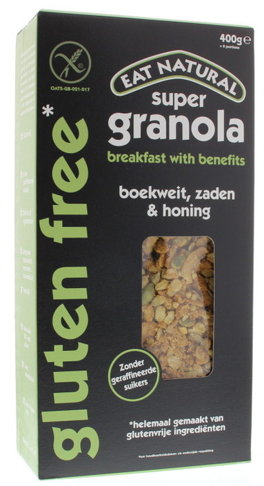 Eat Natural Granola boekweit (400 Gram)