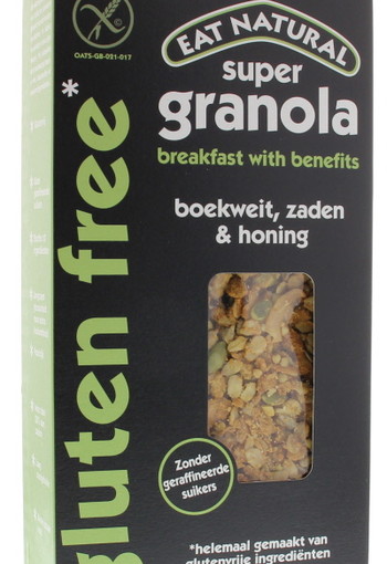 Eat Natural Granola boekweit (400 Gram)