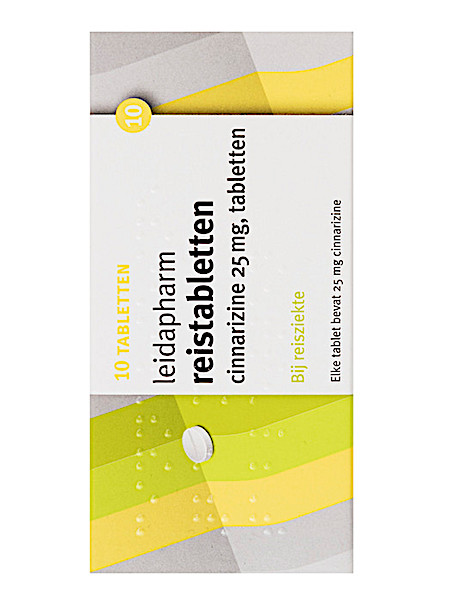 Cin­na­ri­zi­ne Rei­sta­blet­ten 25 mg 10 stuks