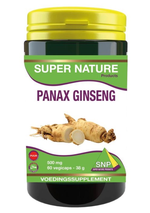 SNP Panax ginseng 500mg puur (60 Vegetarische capsules)