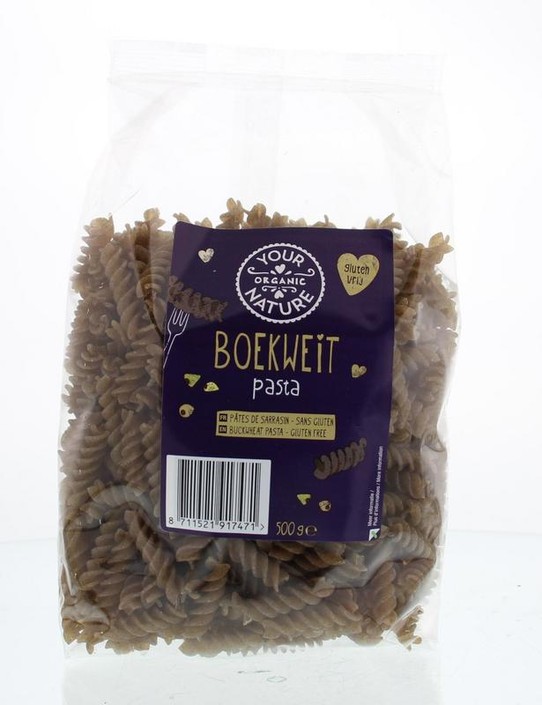 Your Organic Nat Boekweit pasta glutenvrij (500 Gram)