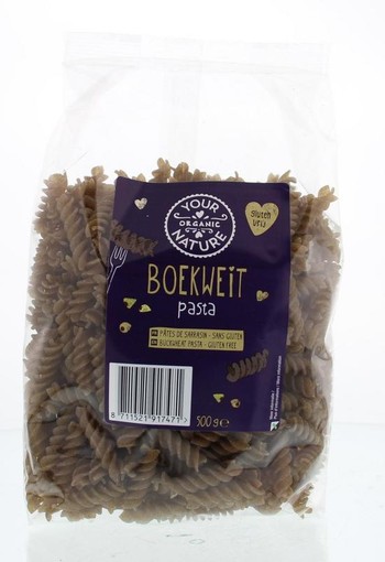 Your Organic Nat Boekweit pasta glutenvrij (500 Gram)