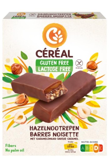 Cereal Hazelnootrepen gluten- en lactosevrij bio (100 Gram)