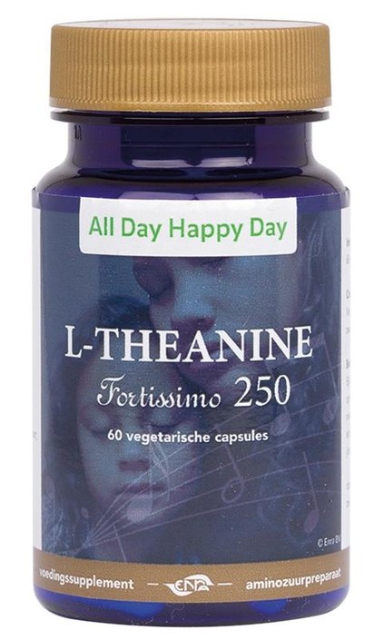 Alldayhappyday L-Theanine 250mg (60 Vegetarische capsules)