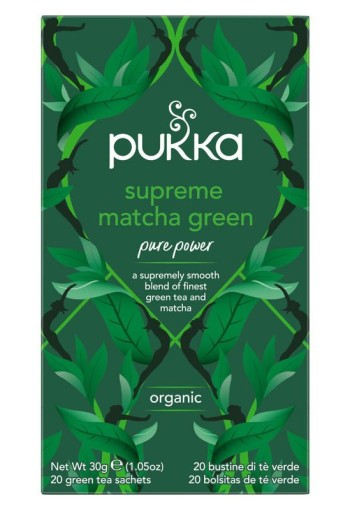 Pukka Org. Teas Supreme matcha green tea bio (20 Zakjes)