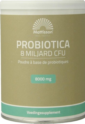 Mattisson Probiotica poeder 8 miljard CFU (125 Gram)