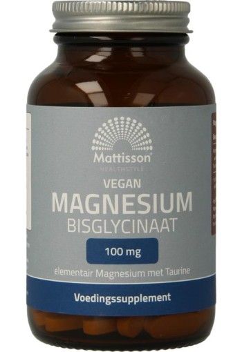 Mattisson Magnesium bisglycinaat 100mg taurine (90 Tabletten)