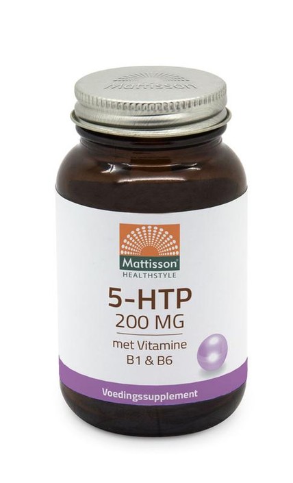 Mattisson 5-HTP 200mg Vitamine B1 & B6 (60 Capsules)