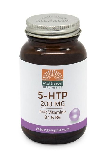 Mattisson 5-HTP 200mg Vitamine B1 & B6 (60 Capsules)