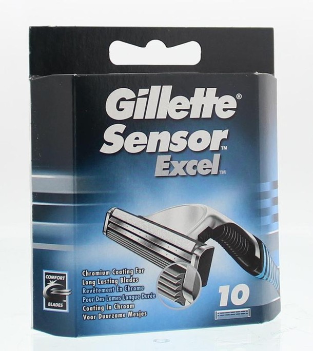 Gillette Sensor excel mesjes (10 Stuks)