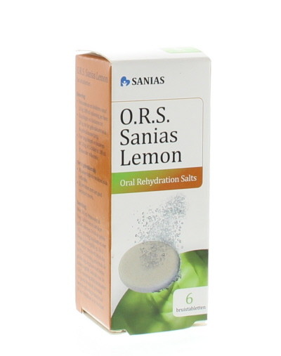 Sanias ORS lemon bruistablet (6 Stuks)