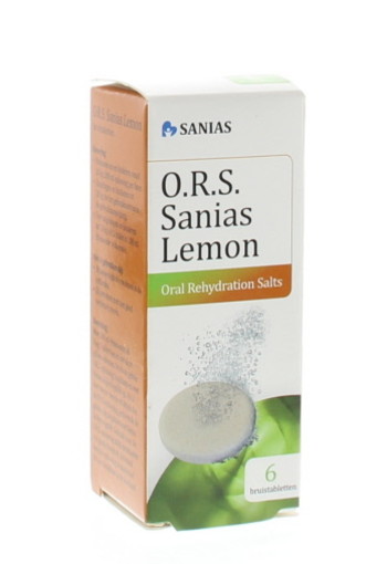 Sanias ORS lemon bruistablet (6 Stuks)