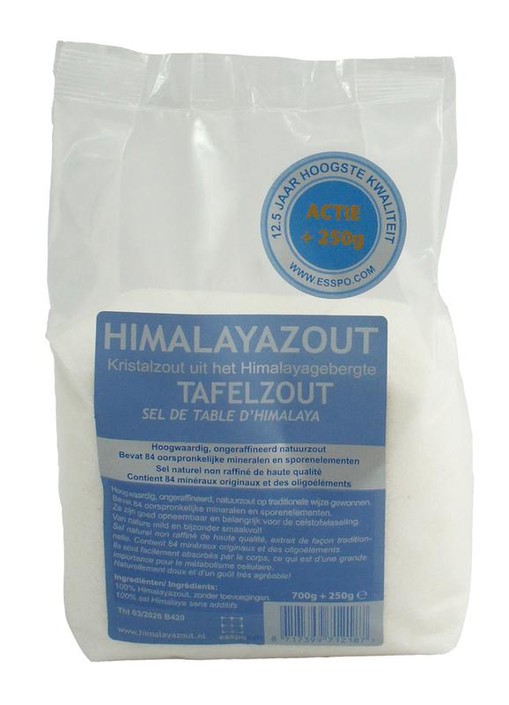 Esspo Himalayazout tafelzout wit fijn navul (950 Gram)