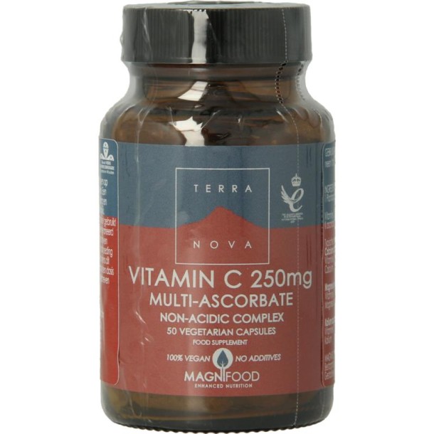 Terranova Vitamine C 250mg complex (50 Vegetarische capsules)