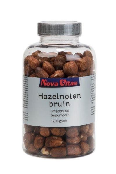 Nova Vitae Hazelnoten bruin ongebrand raw (250 Gram)