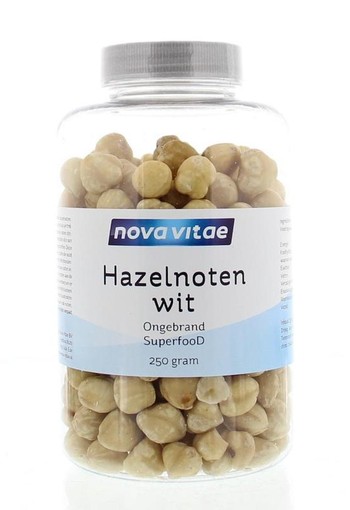 Nova Vitae Hazelnoten wit ongebrand raw (250 Gram)