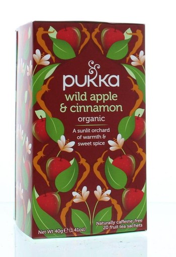 Pukka Org. Teas Wild apple & cinnamon bio (20 Zakjes)