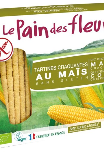 Pain Des Fleurs Mais rijst crackers bio (150 Gram)