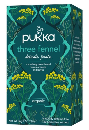 Pukka Org. Teas Three fennel bio (20 Zakjes)