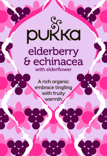 Pukka Org. Teas Elderberry & echinacea bio (20 Zakjes)