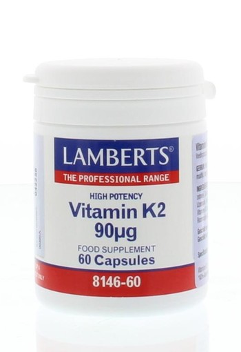 Lamberts Vitamine K2 90mcg (60 Capsules)