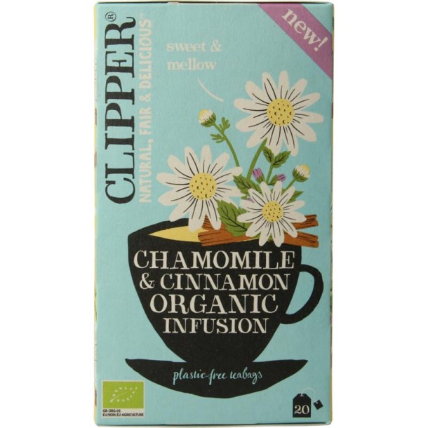 Clipper Chamomile & cinnamon organic infusion bio (20 Zakjes)