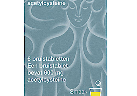 Fluimucil Bruis Bruistabletten Citroensmaak 600 mg 6 stuks