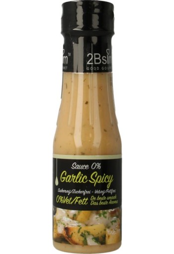 2BSLIM Knoflooksaus spicy (250 Milliliter)