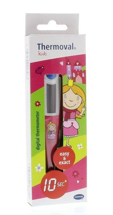 Hartmann Thermoval kids digitale koortsthermometer (1 Stuks)