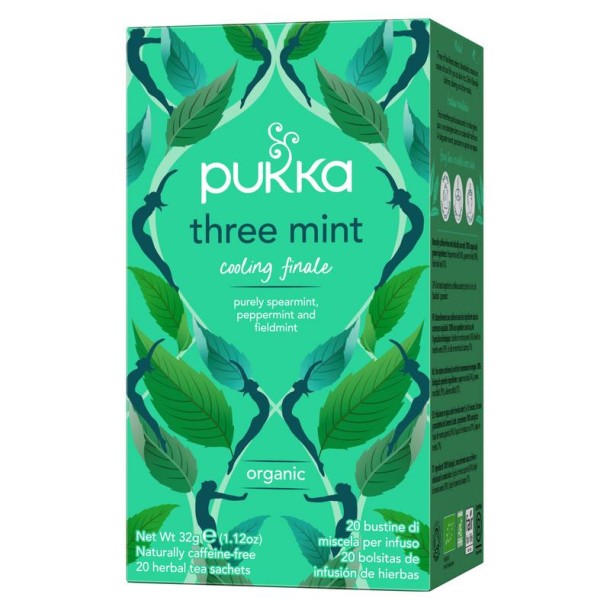 Pukka Org Teas Three Mint 20 Zakjes 