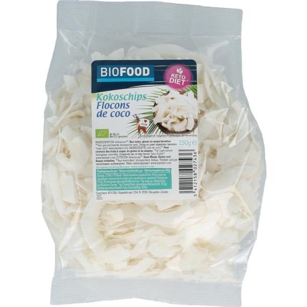 Biofood Kokoschips bio (150 Gram)