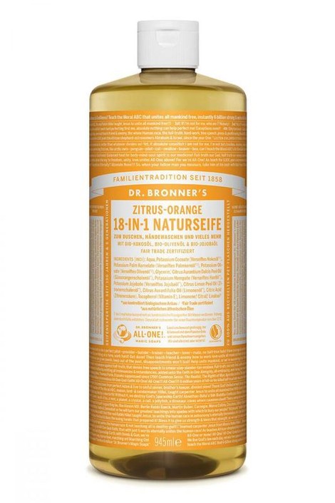 Dr Bronners Liquid soap citrus/orange (945 Milliliter)