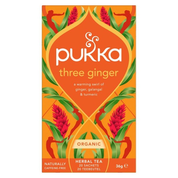 Pukka Three ginger bio (20 Zakjes)