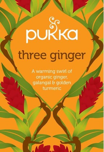 Pukka Org. Teas Three ginger bio (20 Zakjes)