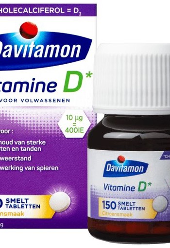Davitamon D Volwassen smelttablet (150 tabletten)