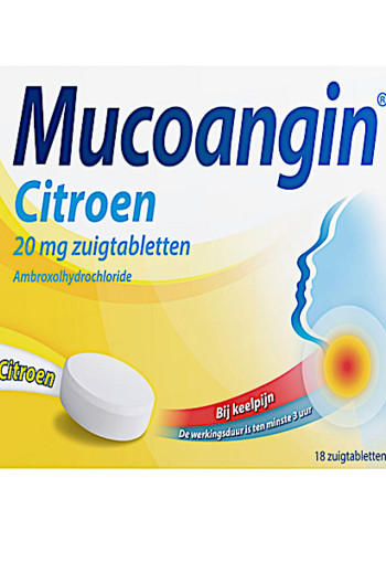 Mu­co­an­gin Zuig­ta­blet­ten ci­troen 20 mg 18 stuks