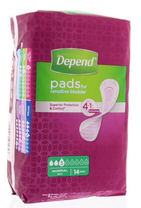 Depend Verband normaal (14 Stuks)