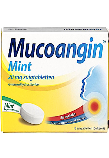 Mucoangin Mint Zuigtabletten 18st