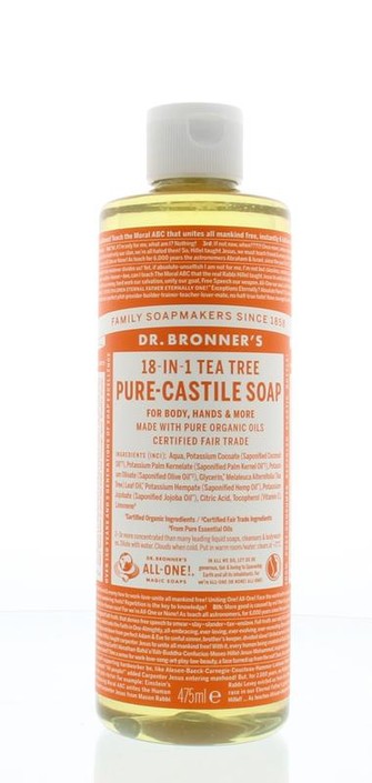 Dr Bronners Liquid soap tea tree (475 Milliliter)