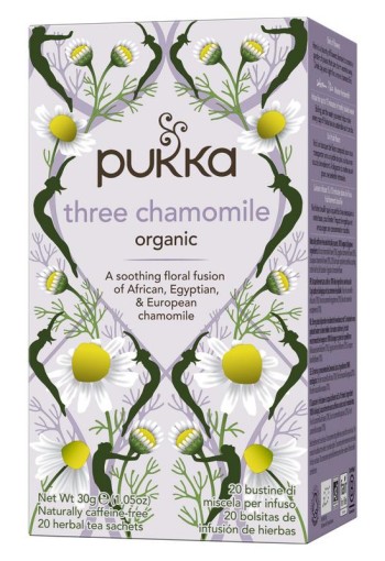 Pukka Three chamomile bio (20 Zakjes)