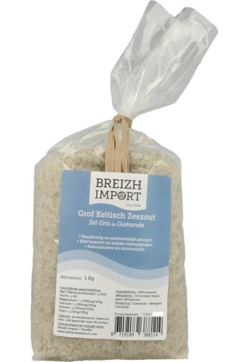 Breizh Import Grof keltisch zeezout (1 Kilogram)