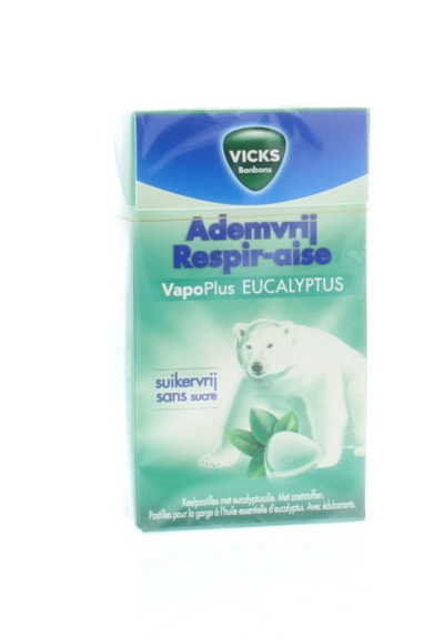 Vicks Ademvrij eucalyptus suikervrij (40 Gram)
