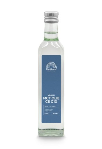 Mattisson MCT olie coconut blend 60% caprylic acid (500 Milliliter)