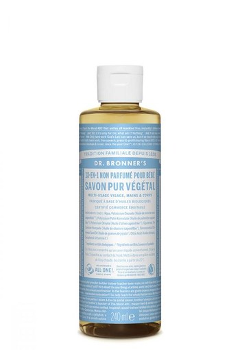 Dr Bronners Liquid soap baby mild (240 Milliliter)