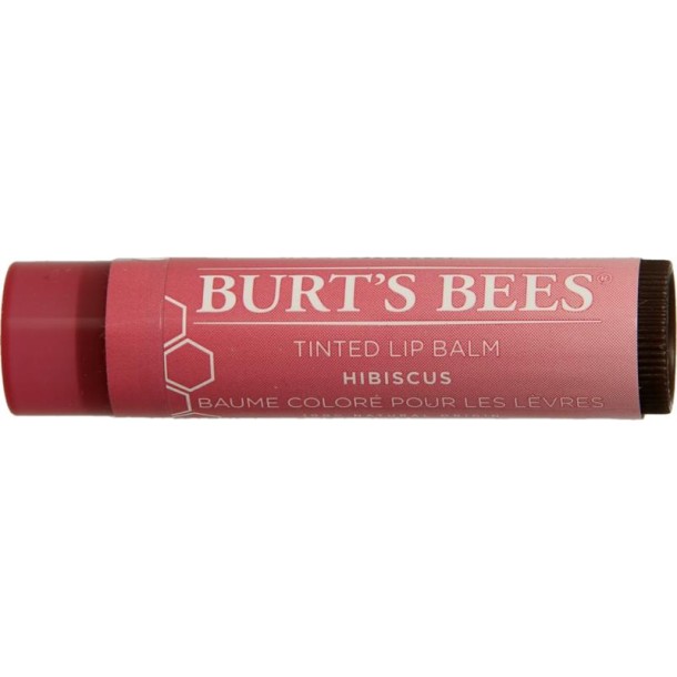 Burts Bees Getinte lippenbalsem Hibiscus (4,3 Gram)