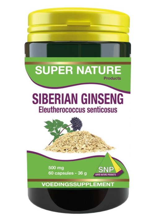 SNP Siberian ginseng 500mg (60 Capsules)
