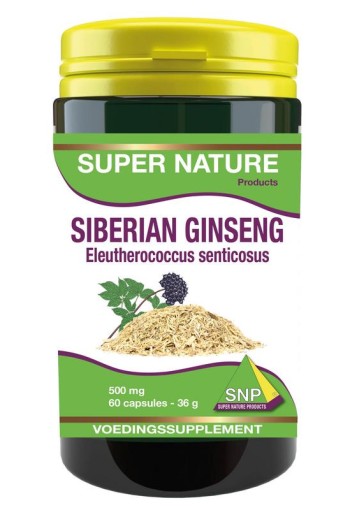 SNP Siberian ginseng 500mg (60 Capsules)